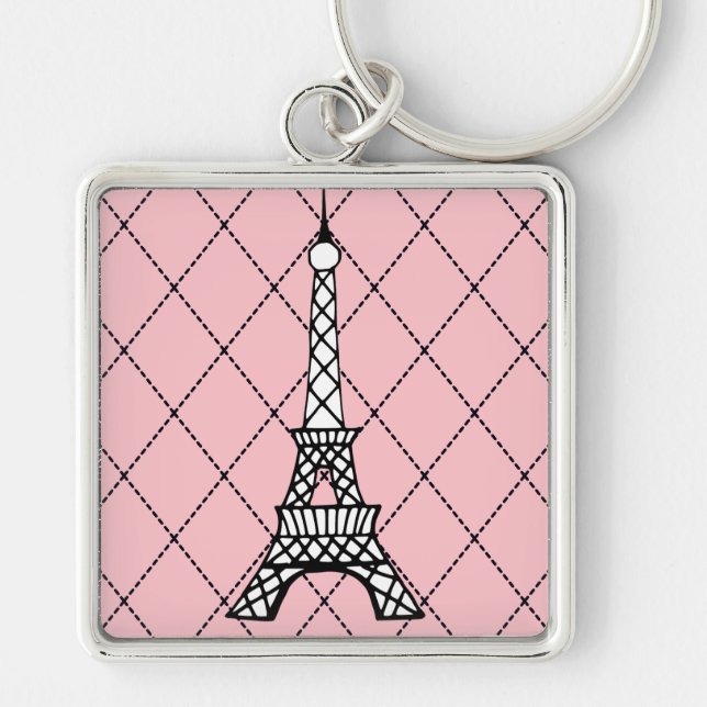 Llavero Keychain de la Torre Eiffel (Frente)