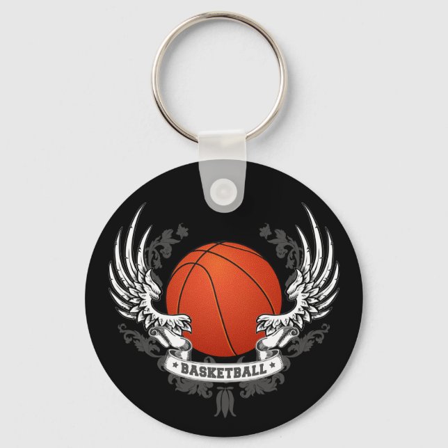 Llavero Keychain de las Alas del Baloncesto (Anverso)