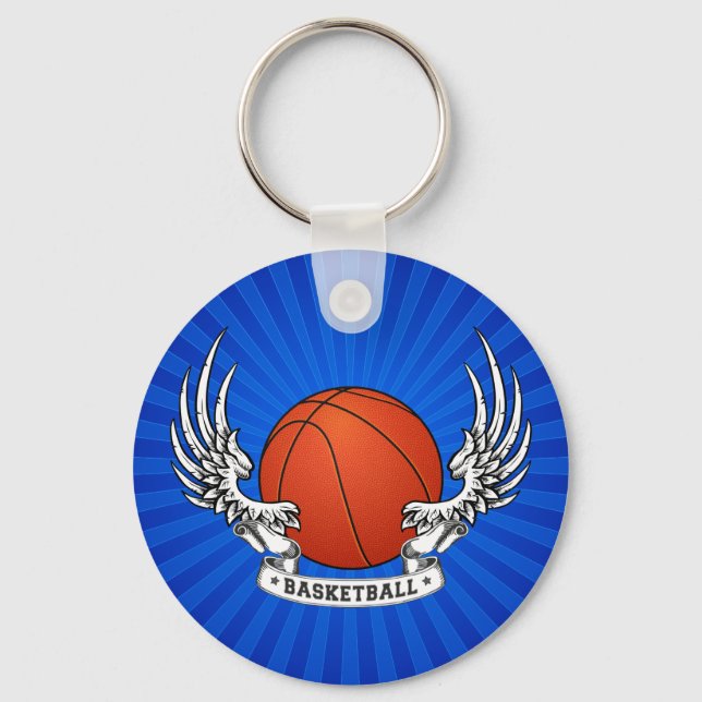 Llavero Keychain de las Alas del Baloncesto (Anverso)