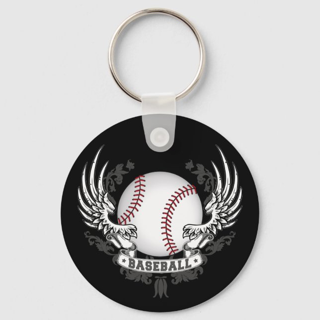 Llavero Keychain de las alas del béisbol (Anverso)