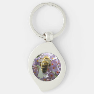 Llavero Keychain de las flores de abeja y buda
