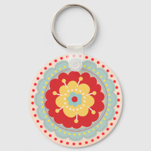 Llavero Keychain de las flores del desierto