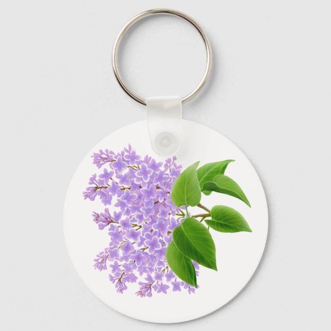 Llavero Keychain de las flores del lago de primavera (Anverso)