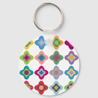 Llavero Keychain de las flores escandinavas
