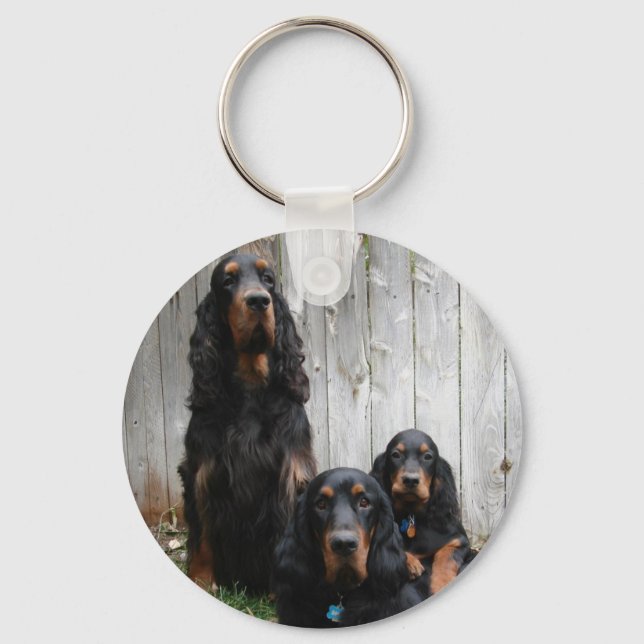 Llavero Keychain de las generaciones de Gordon Setter (Anverso)