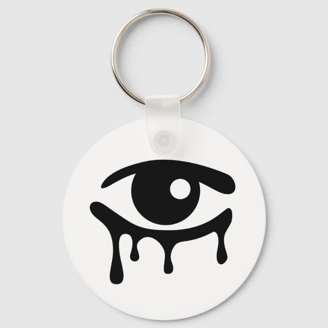 Llavero Keychain de las lágrimas negras (Anverso)