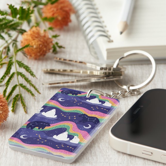 Llavero Keychain de las luces del norte (Frente Derecha)