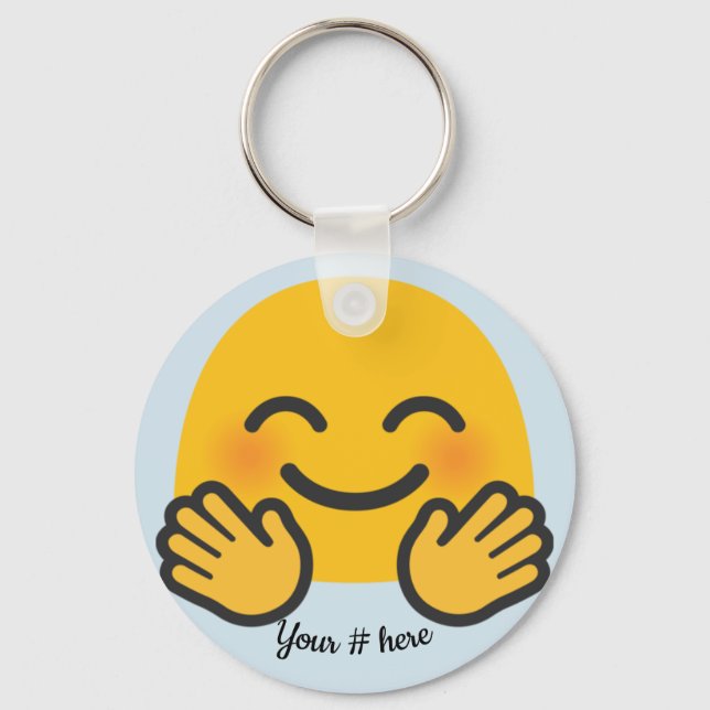 Llavero Keychain de las manos de Jazz Personaliza tu etiqu (Anverso)