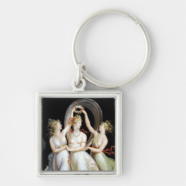 Llavero Keychain de las mujeres bailarinas (Frente)