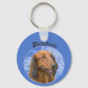 Llavero Keychain de las nubes de Dachshund