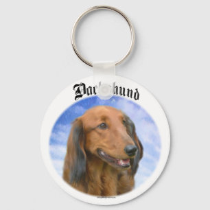Llavero Keychain de las nubes de Dachshund