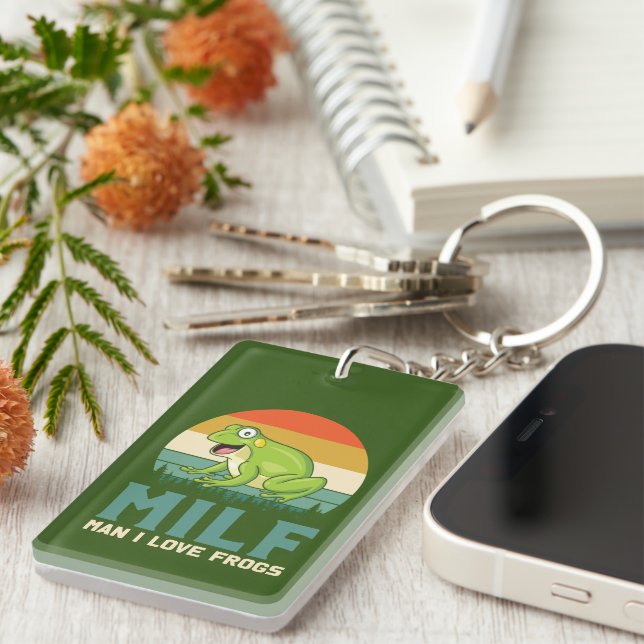 Llavero Keychain de las ranas de amor (Frente Derecha)