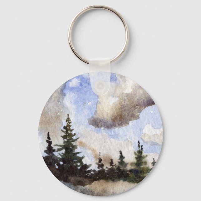 Llavero Keychain de las rutas de los países (Anverso)