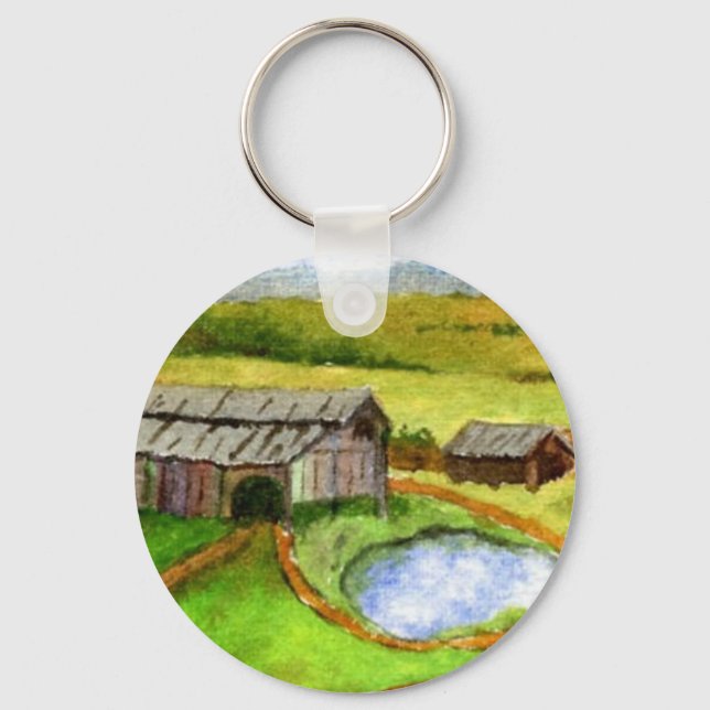 Llavero Keychain de las rutas de los países (Anverso)