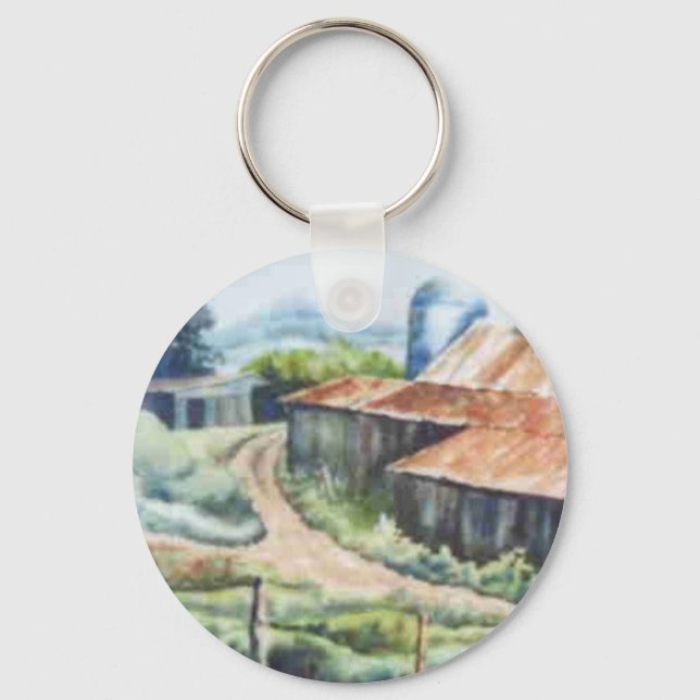 Llavero Keychain de las rutas de los países (Anverso)