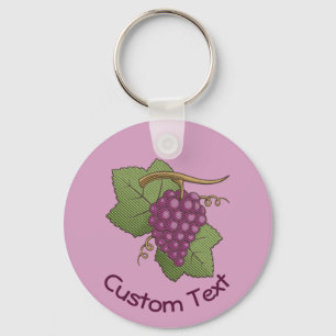 Llavero Keychain de las uvas rojas
