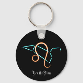 Llavero Keychain de Leo de Constellation Zodiac