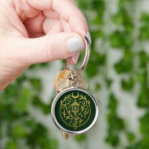 Llavero Keychain de Logotipo de alcance negro