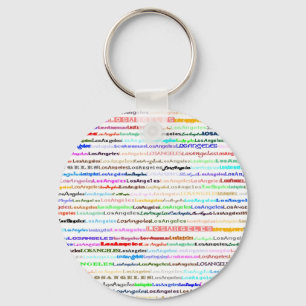 Llavero Keychain de Los Ángeles