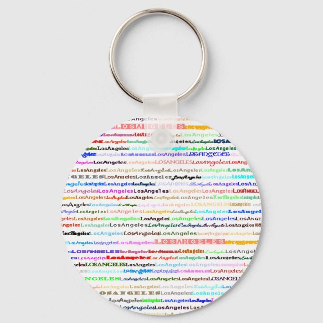 Llavero Keychain de Los Ángeles (Anverso)