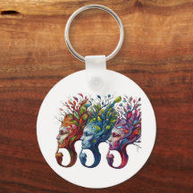 Keychain de los árboles pensantes