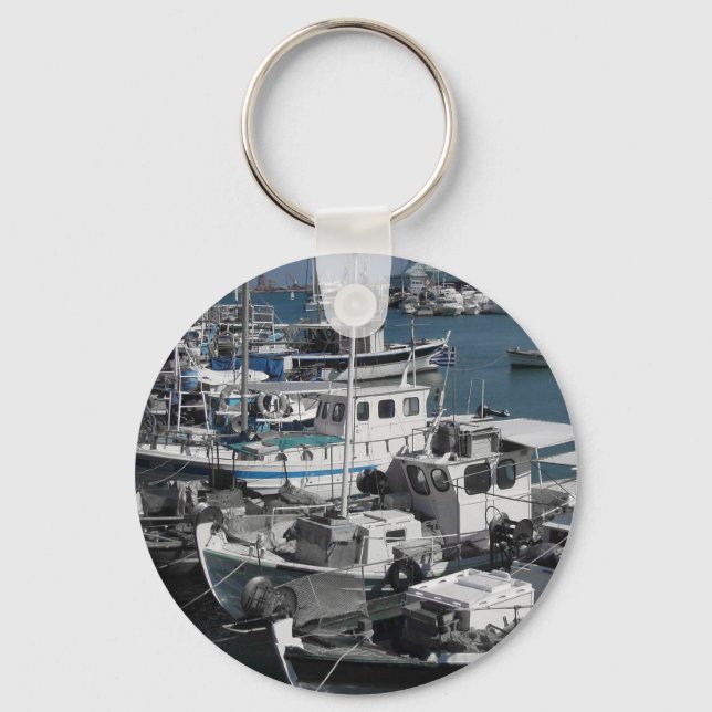 Llavero Keychain de los barcos de pesca griegos (Anverso)