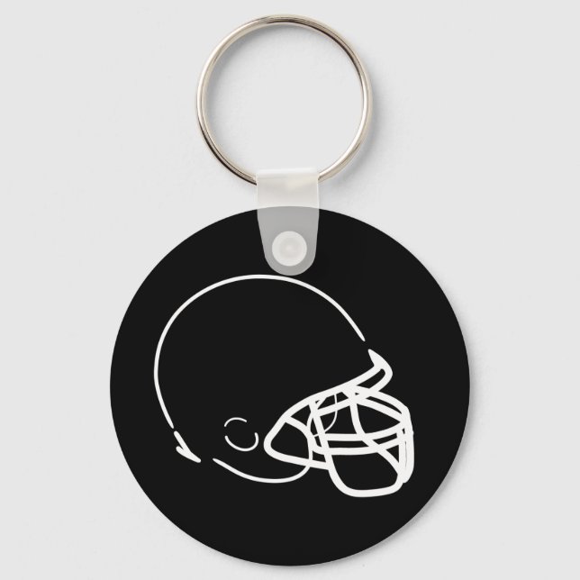 Llavero Keychain de los cascos de fútbol (Anverso)