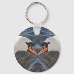 Llavero Keychain de los cisnes blancos