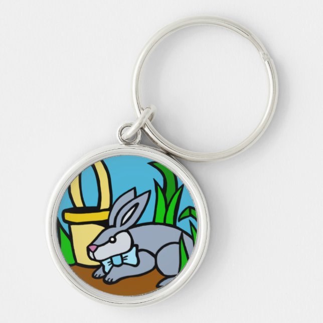 Llavero Keychain de los conejillos de Pascua (Frente)
