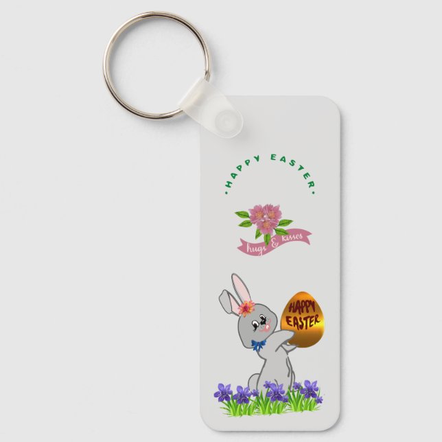 Llavero Keychain de los conejillos de Pascua (Anverso)