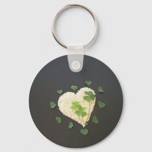 Llavero Keychain de los corazones afortunados