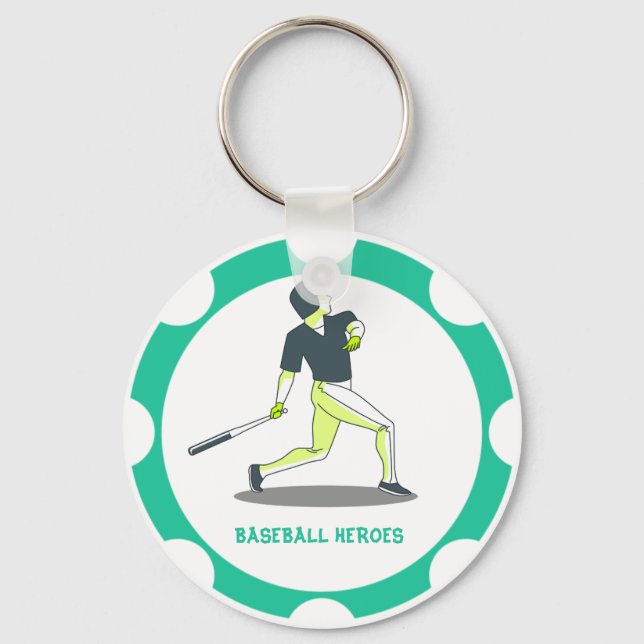 Llavero Keychain de los héroes del béisbol (Anverso)