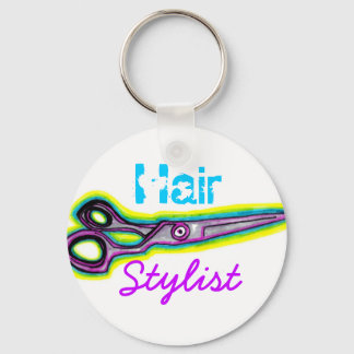 Llavero Keychain de los hilos estilísticos del pelo
