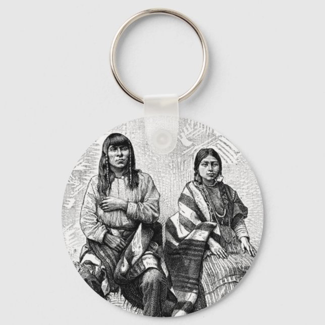 Llavero Keychain de los Indios Americanos (Anverso)