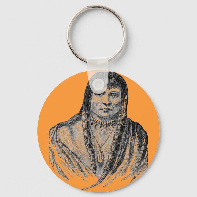 Llavero Keychain de los Indios Americanos (Anverso)