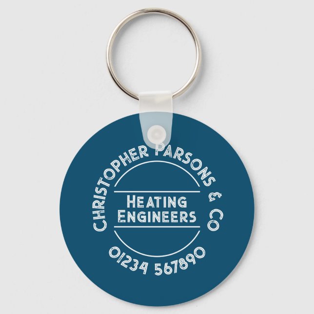 Llavero Keychain de los ingenieros de calefacción (Anverso)