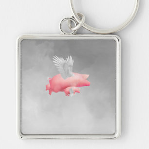 Llavero Keychain de los lechones volantes