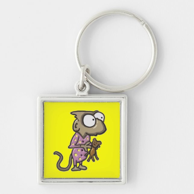 Llavero Keychain de los monos Pajama (Frente)