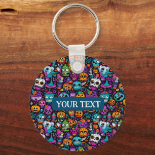 Llavero Keychain de los Monstruos de Halloween