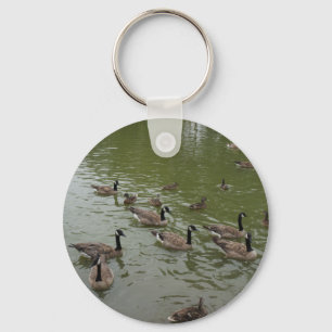 Llavero Keychain de los pavos genéticos y mallard del Cana
