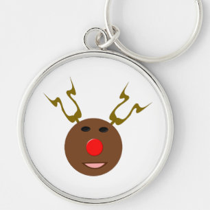 Llavero Keychain de los renos de los Navidades cibernético