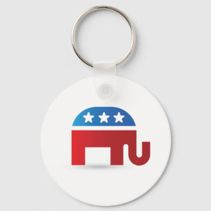Llavero Keychain de los Republicanos Elefantes