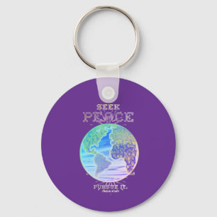Llavero Keychain de los salmos de la Tierra de la búsqueda