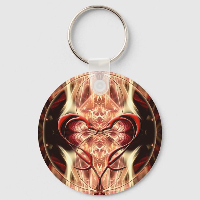 Llavero Keychain de los serpientes de amor (Anverso)