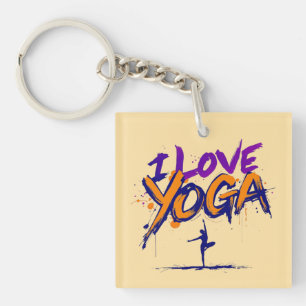Llavero Keychain de los vídeos del yoga