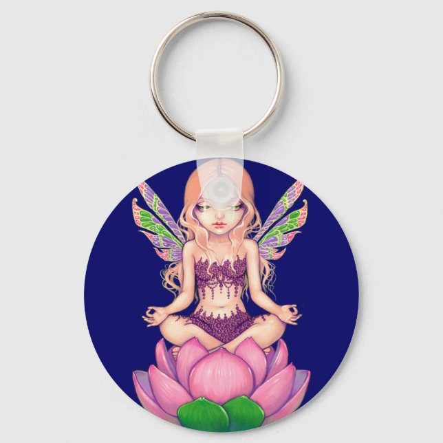 Llavero Keychain de "Lotus Fairy" (Anverso)