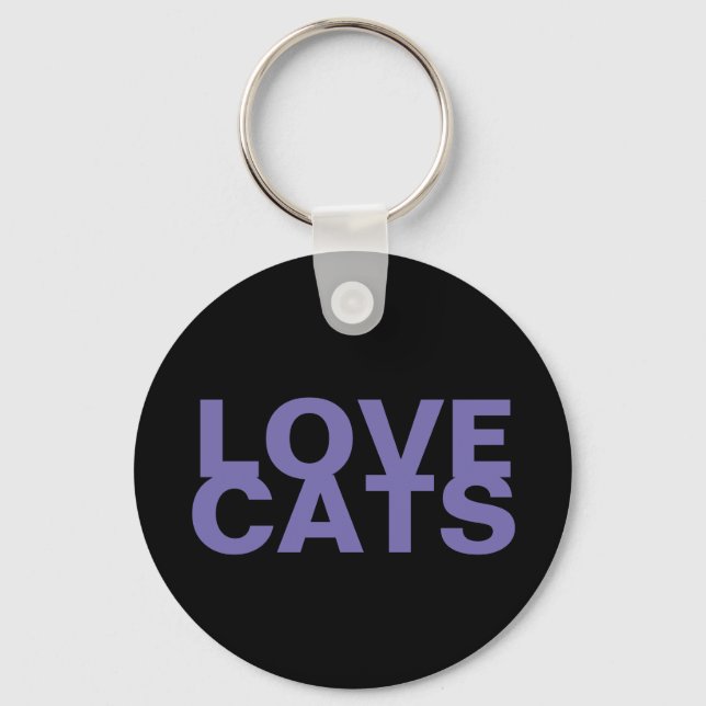 Llavero Keychain de Love Cats (Anverso)