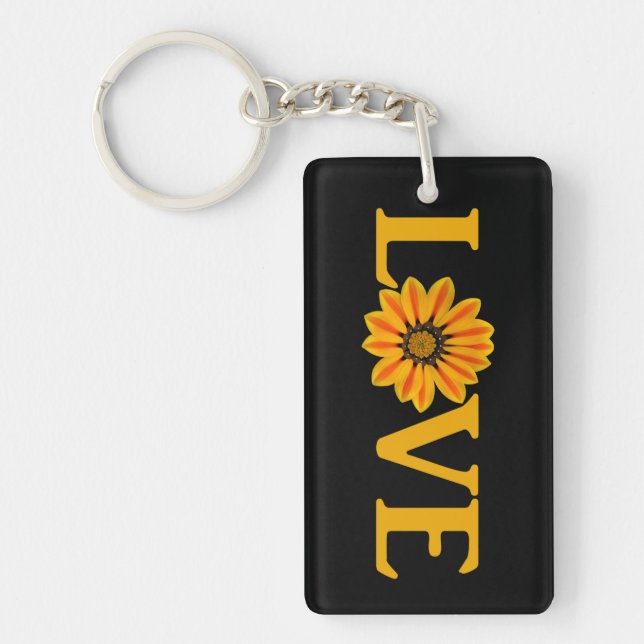 Llavero Keychain de Love Gazania (Frente)