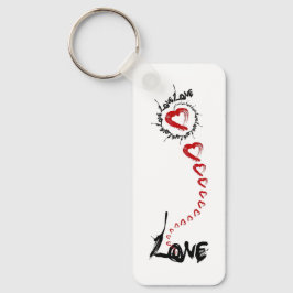 Llavero Keychain de Love Hearts