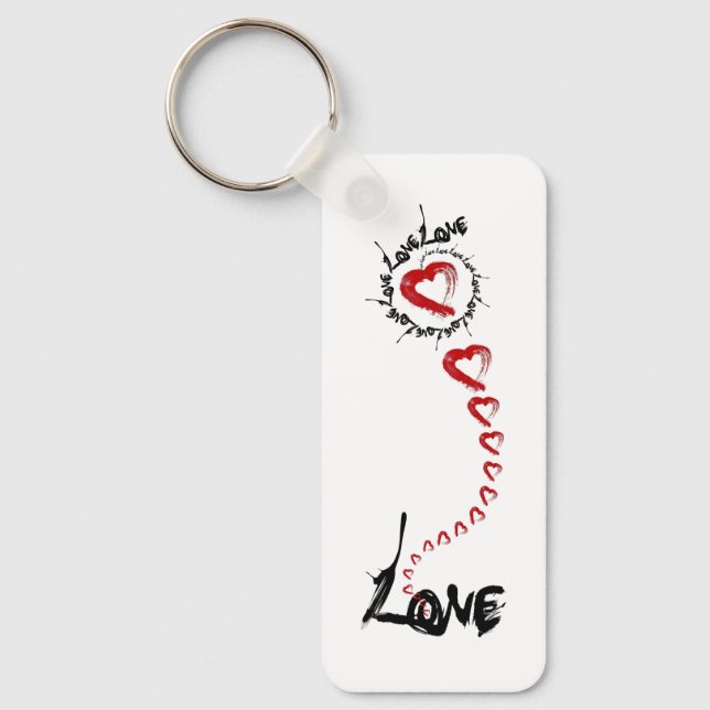 Llavero Keychain de Love Hearts (Anverso)